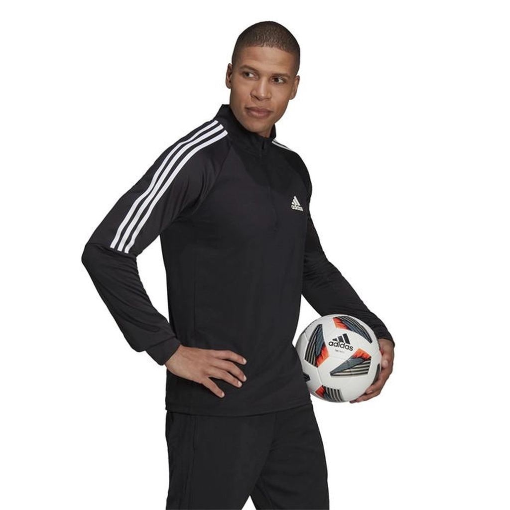 Adidas Originals Sereno Long Sleeve Zip Top Mens - Black